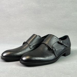 Porsche design leather double strap monk shoes, never worn.